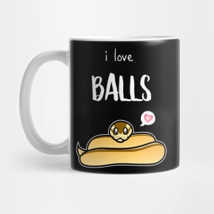 I Love Balls (Ball Python) Mug